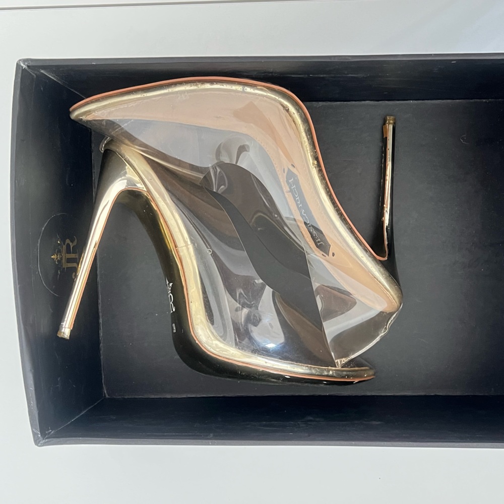 CLEAR JESSICA RICH HEELS